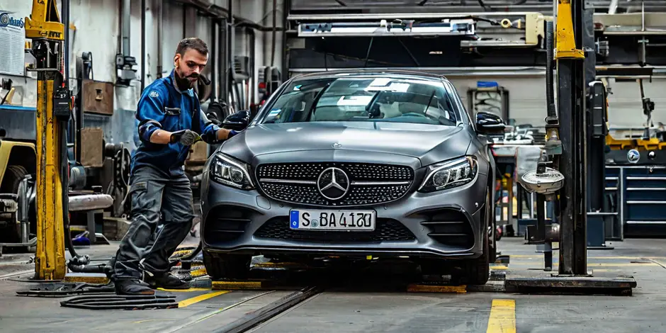 Регулировка углов установки колес Mercedes Benz Sprinter