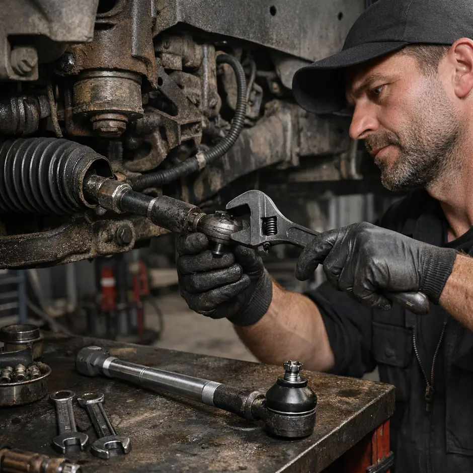 Замена рулевой тяги