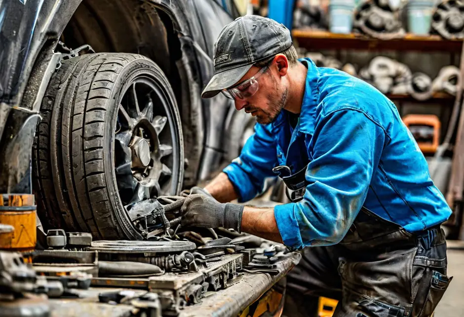 Замена направляющих суппорта Mercedes Benz Sprinter