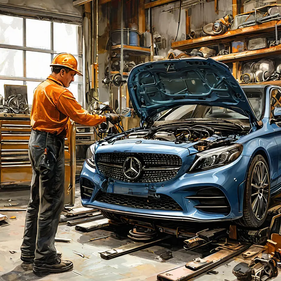 Замена передней ступицы Mercedes Benz W166