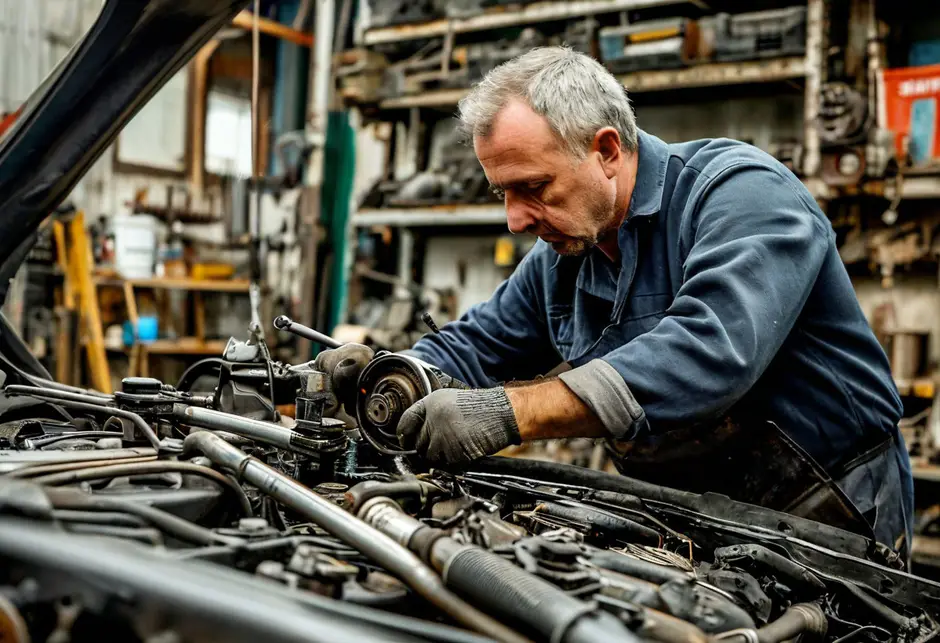 Снятие и установка механизма ручника Mercedes Benz Sprinter