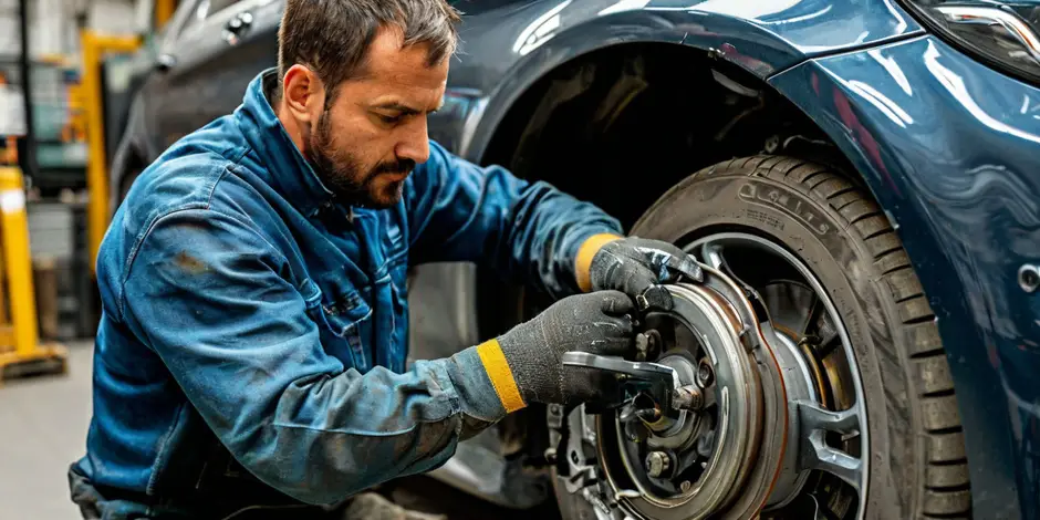 Снятие/установка колодки передние Mercedes Benz Sprinter