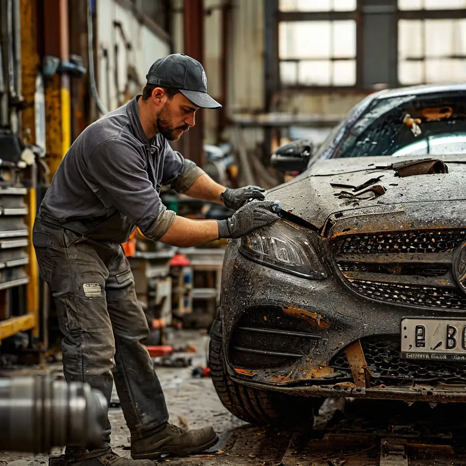 Переборка переднего стабилизатора (замена резиновых втулок) Mercedes Benz Sprinter