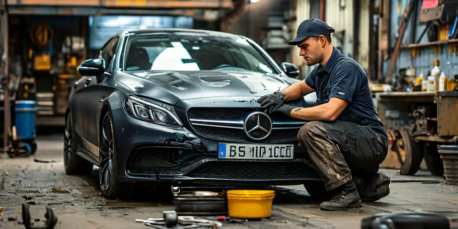 Замена масла ДВС и масляного фильтра Mercedes Benz GLK-Class