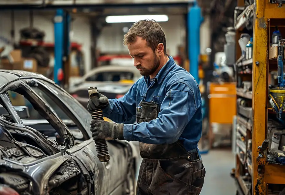 Замена заднего амортизатора Mercedes Benz GLK-Class