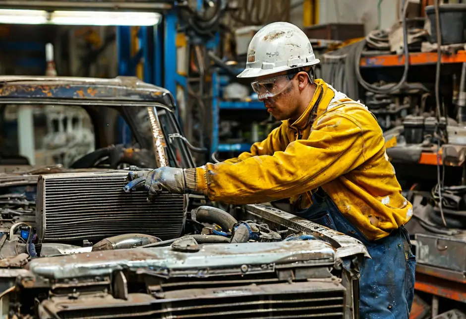 Замена теплообменника Mercedes Benz Sprinter